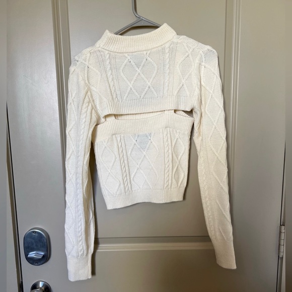 NWOT Sweater tank top and sleeves - Picture 5 of 5